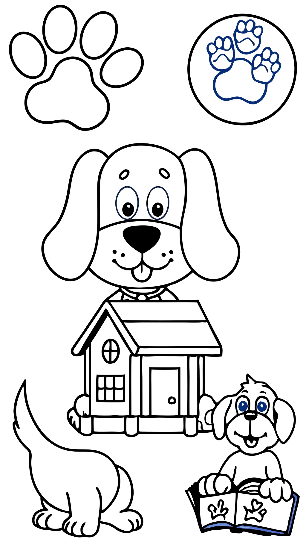 coloring pages blues clues